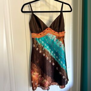 Y2K Satin Mini Dress